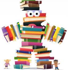 Image a man made of Books 